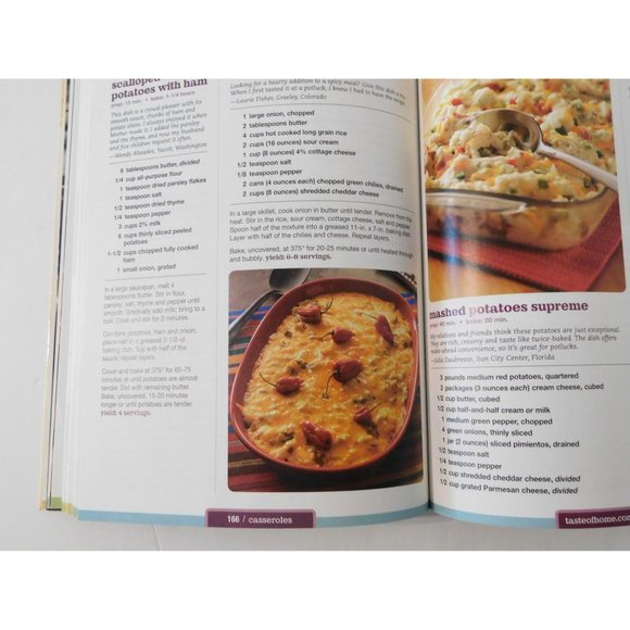 Taste of Home Casseroles 377 Dishes for Families, Potlucks & Parties 2011 Trade - Picture 8 of 9